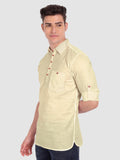 Mens Full Sleeve Casual Cotton Kurta
