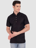 Mens Half Sleeve Casual Cotton Kurta