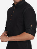 Men Cotton Slim Fit Short kurta