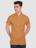 Mens Half Sleeve Casual Cotton Kurta
