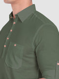 Mens Full Sleeve Casual Cotton Kurta