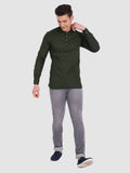 Mens Casual Slim Fit Full Sleeve Cotton Kurta