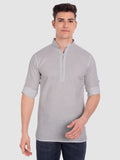 Mens Casual ZIP Style Full Sleeve Cotton Kurta
