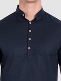 Mens Half Sleeve Casual Cotton Kurta