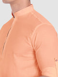 Mens Casual ZIP Style Full Sleeve Cotton Kurta