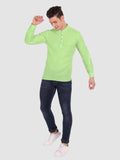 Mens Casual Slim Fit Full Sleeve Cotton Kurta