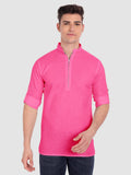 Mens Casual ZIP Style Full Sleeve Cotton Kurta