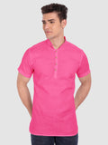 Mens Half Sleeve Casual Cotton Kurta