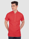 Mens Half Sleeve Casual Cotton Kurta