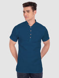 Mens Half Sleeve Casual Cotton Kurta