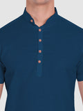 Mens Half Sleeve Casual Cotton Kurta