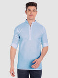 Mens Casual ZIP Style Full Sleeve Cotton Kurta