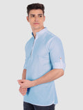 Mens Casual ZIP Style Full Sleeve Cotton Kurta