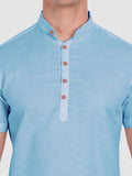 Mens Half Sleeve Casual Cotton Kurta