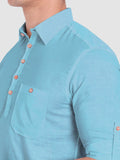 Mens Full Sleeve Casual Cotton Kurta