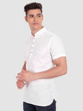Mens Half Sleeve Casual Cotton Kurta
