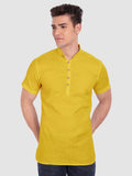 Mens Half Sleeve Casual Cotton Kurta